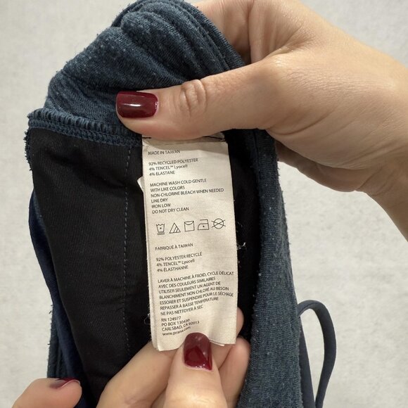 prAna Jogger Pants Womens XS Blue Recycled Polyester Zip Pockets Soft 1963871 - Picture 9 of 11